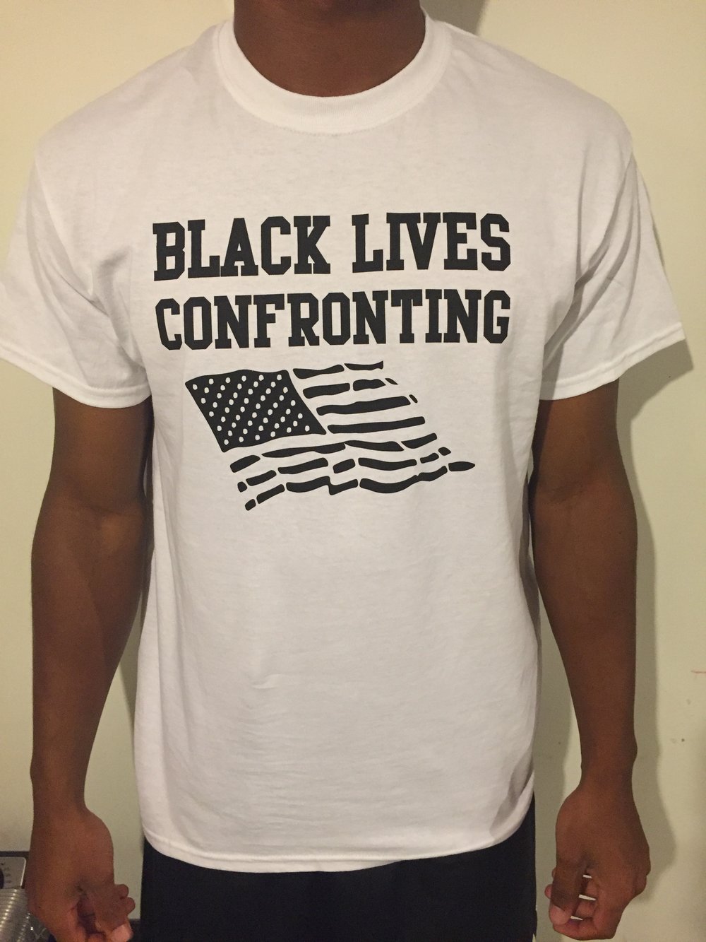 Image of CONFRONTING AMERICA FLAG