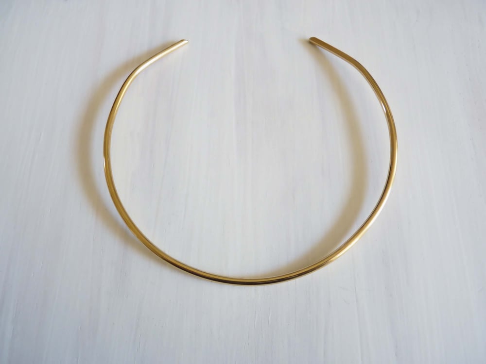 Image of Bauhaus collar _ brass