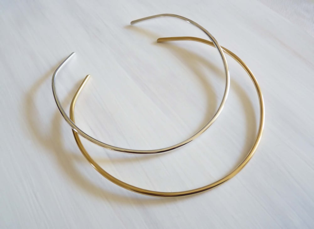 Image of Bauhaus collar _ sterling silver