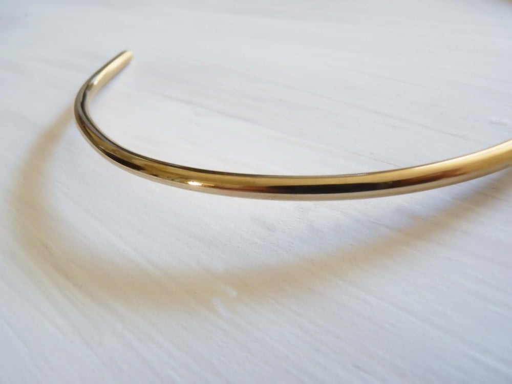 Image of Bauhaus collar _ brass