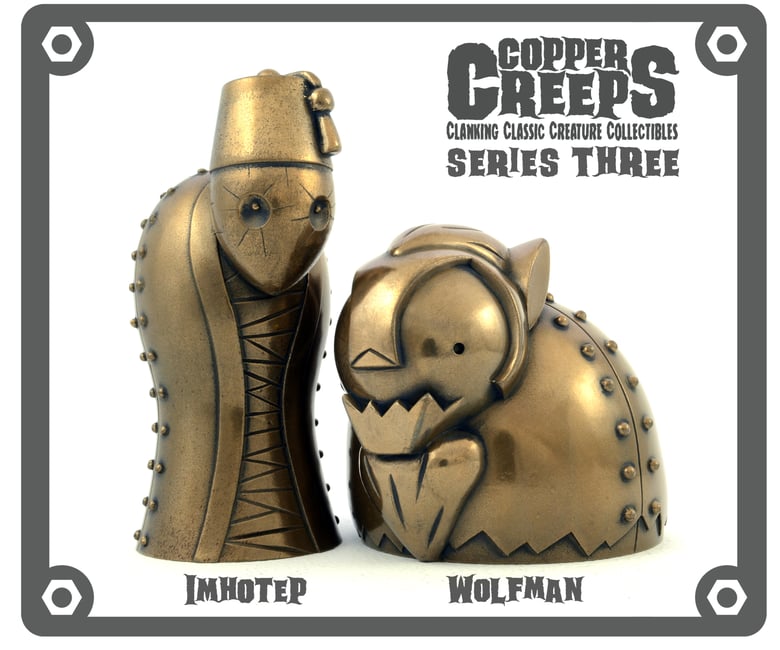 Image of Copper Creeps Series 3 "Metal" Open Edition Resin Figures
