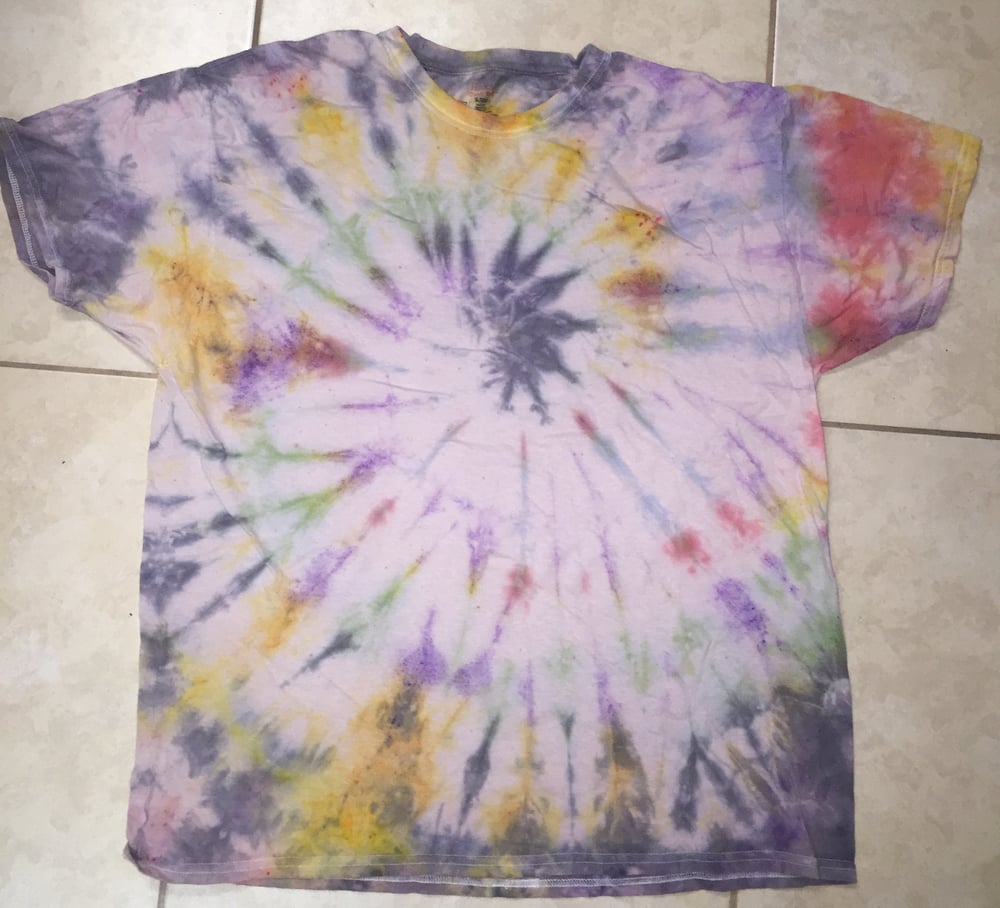 Image of DARK Color Tie-Dye AESTHETIC Shirt