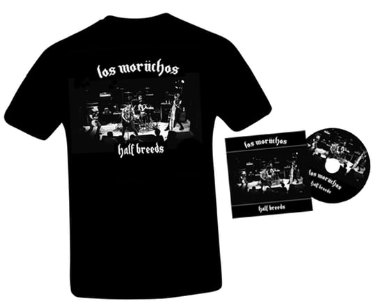 Image of Los Morüchos- Half Breeds Pre-Order CD & T-Shirt Package 