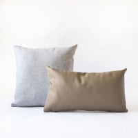 Image 2 of Leather Dotty Cushion Cover -  Lumbar 