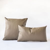 Image 3 of Leather Dotty Cushion Cover -  Lumbar 