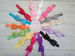 Image of ROCK BOTTOM BLOWOUT SALE Double Ribbon Bow Headbands on 5/8 inch elastic- 14 color choices