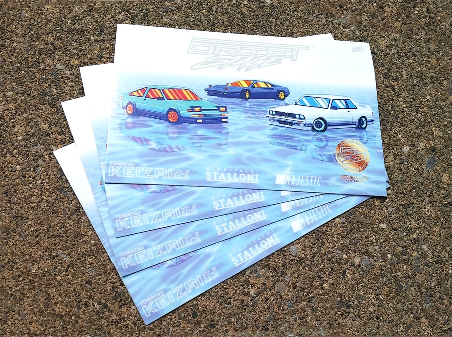 Image of 「Drift Stage - Exclusive Coupes - Special Edition Sticker Sheet」