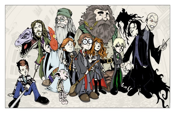 Image of Harry Potter (print)