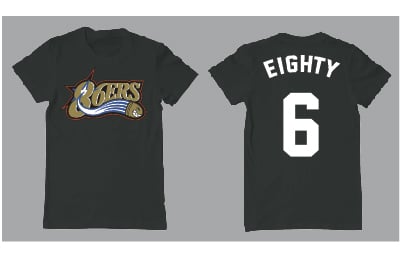 Image of 86er's Logo on Black