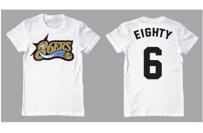 Image of 86er's Logo on White