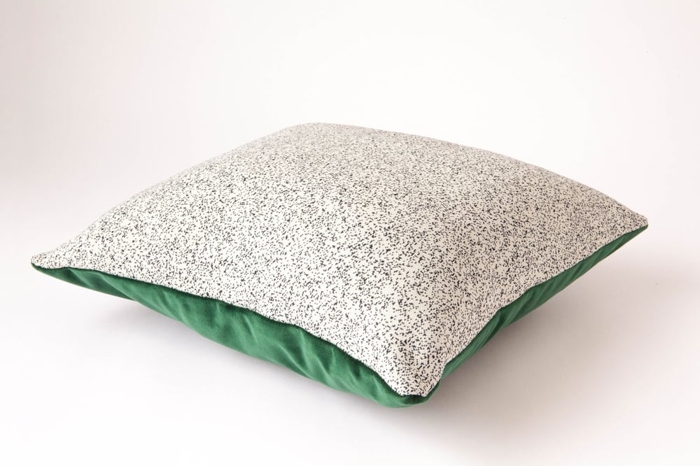 Image of Galaxy Velvet Green Cushion Cover - Square