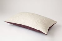 Image 1 of Crimson White Cushion Cover - Lumbar