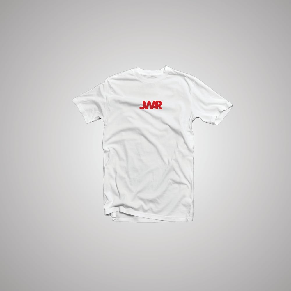 Image of JWAR Logo T-Shirt(White/Red)