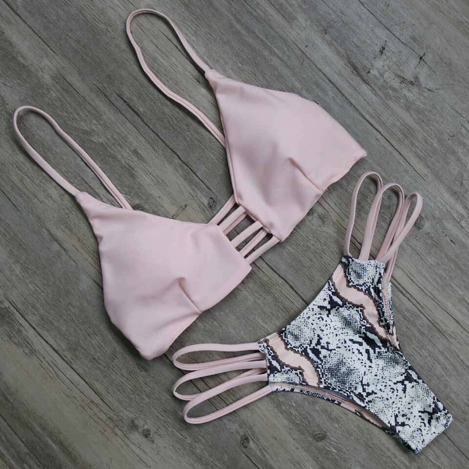 Image of SYNS PINK ZHEN SNAKE KINI