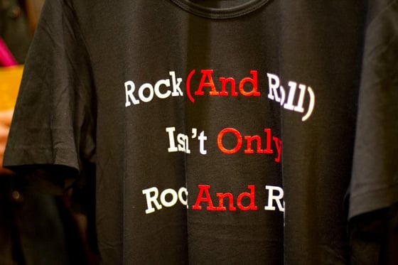 Image of T'shirt Rock (And Roll) Isn't Only Rock And Roll Ou DVD