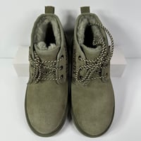 Image 2 of UGG NEUMEL GORE TEX MENS KIDS CHUKKA BOOTS SIZE 6 SUEDE WATERPROOF WOOL GREEN BLACK NEW
