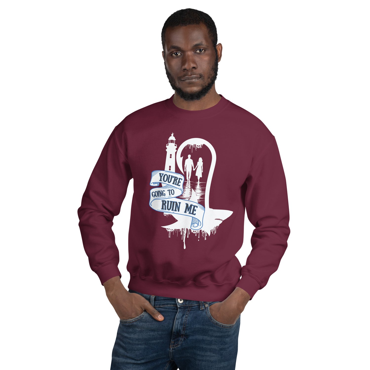 Image of Officially licensed does it hurt you're going to ruin me Unisex Sweatshirt