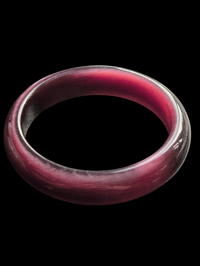 Image 2 of Plum Cats Eye Bangle