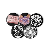 Image 4 of Mix Set of pin buttons Black