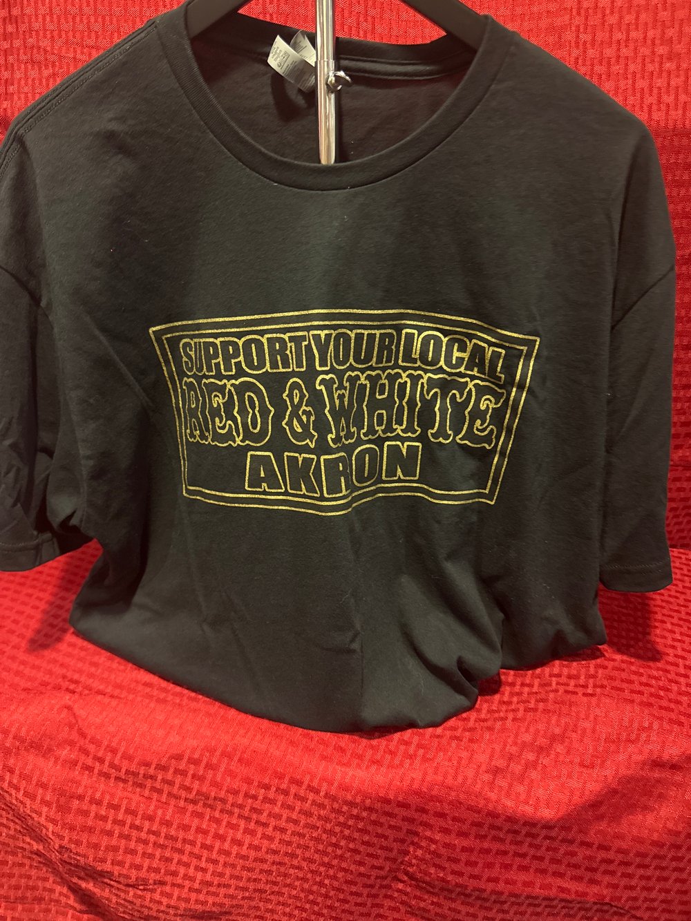 Black & Gold Sticker Tee