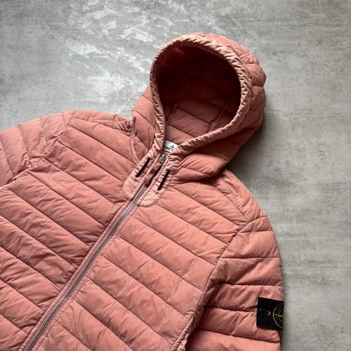 Image of SS 2021 Stone Island Loom Woven Down Jacket, size medium