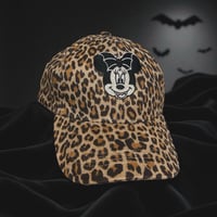Image 1 of Minnie Bat Leopard Cap