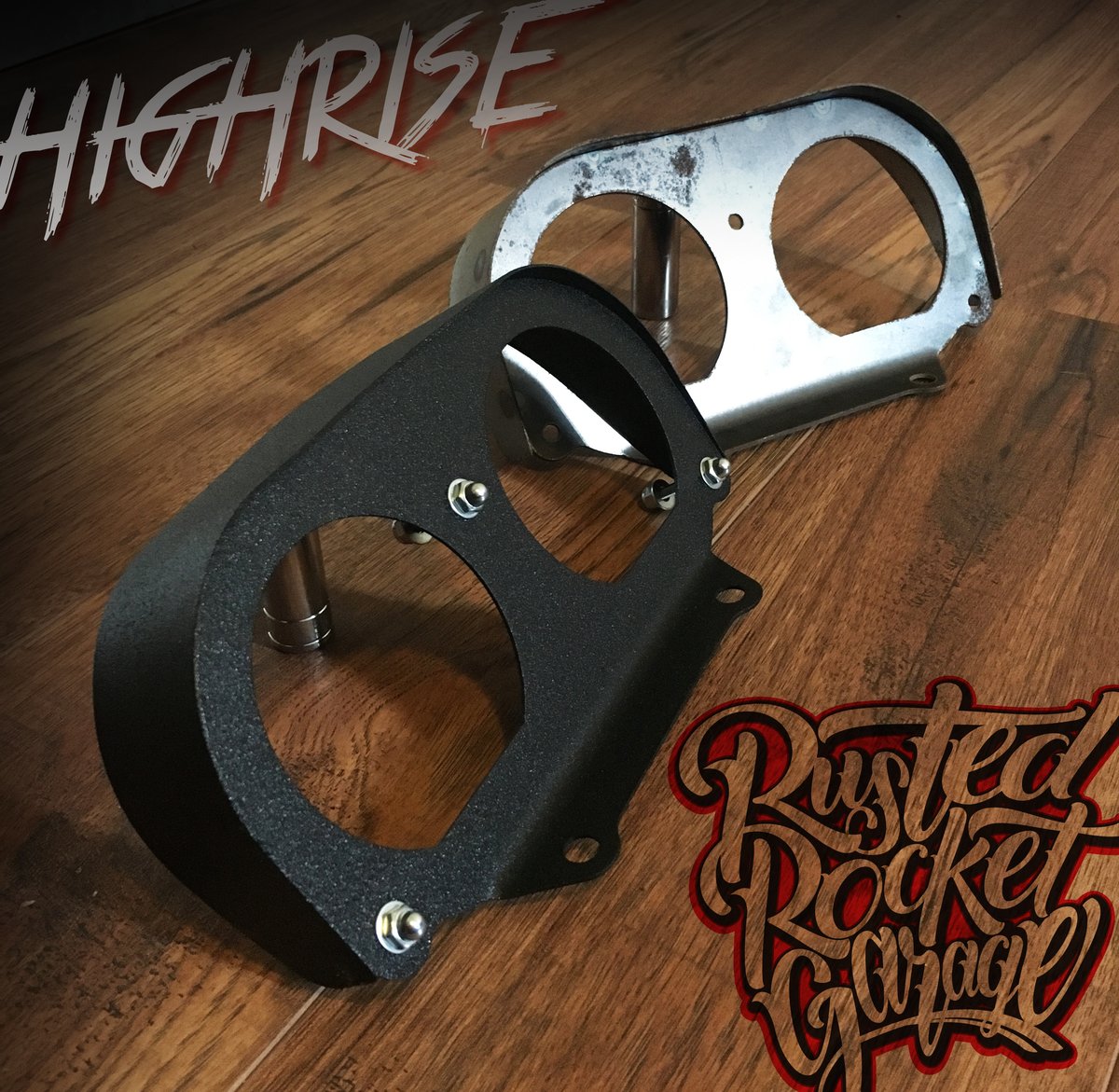 HIGHRISE ROAD GLIDE GAUGE MOUNT / RustedRocketGarage