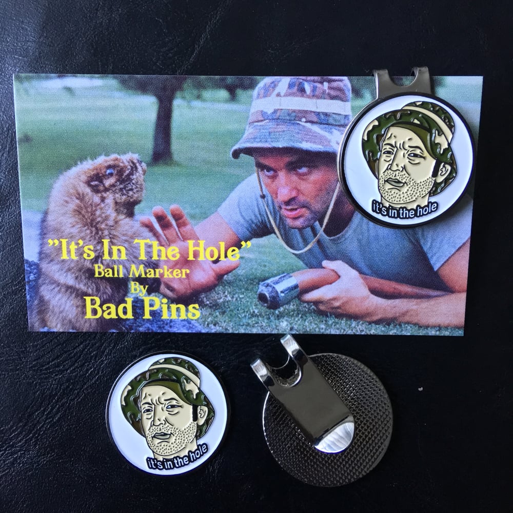 'Its In The Hole' Golf Ball Marker