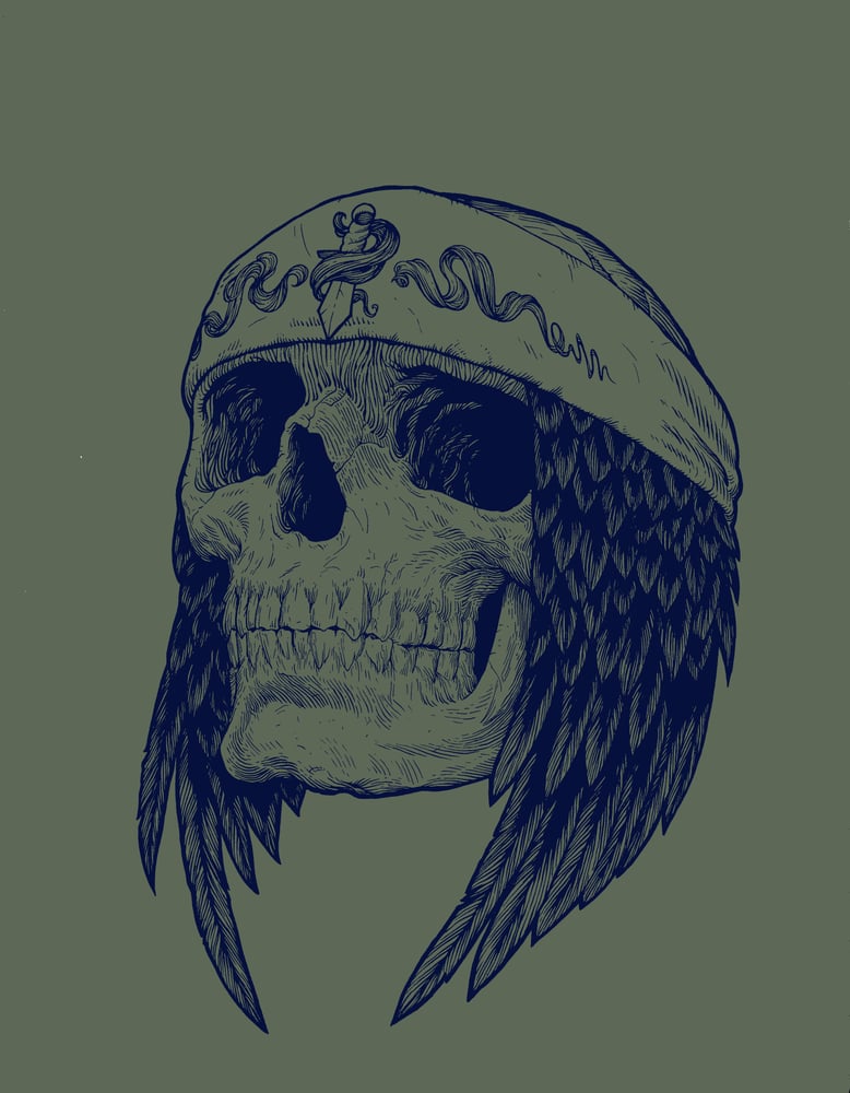 Image of Raven Skull T-Shirt