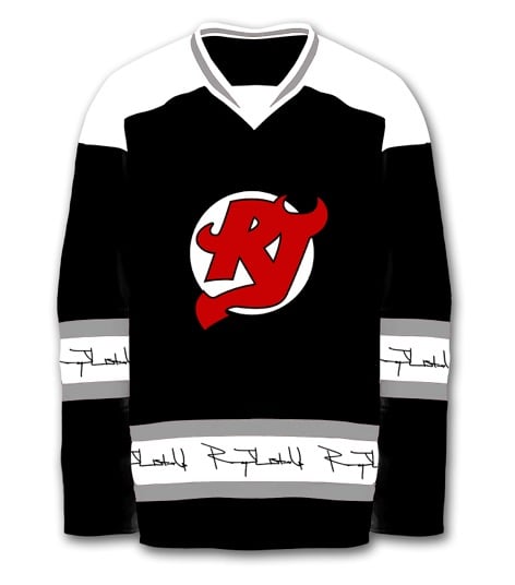 Image of THANK YOU "RONNYJLISTENUP" X RICH KARMA X HOCKEY JERSEY X BRW
