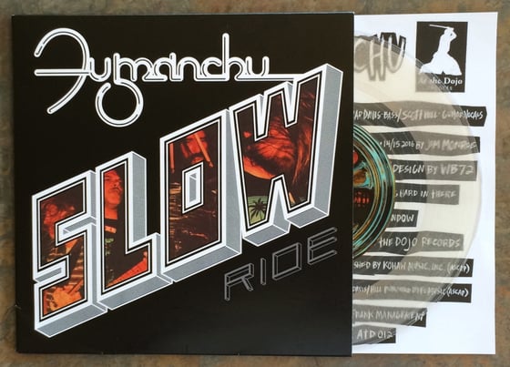 Image of Fu Manchu "slow ride / future transmitter" clear 7"