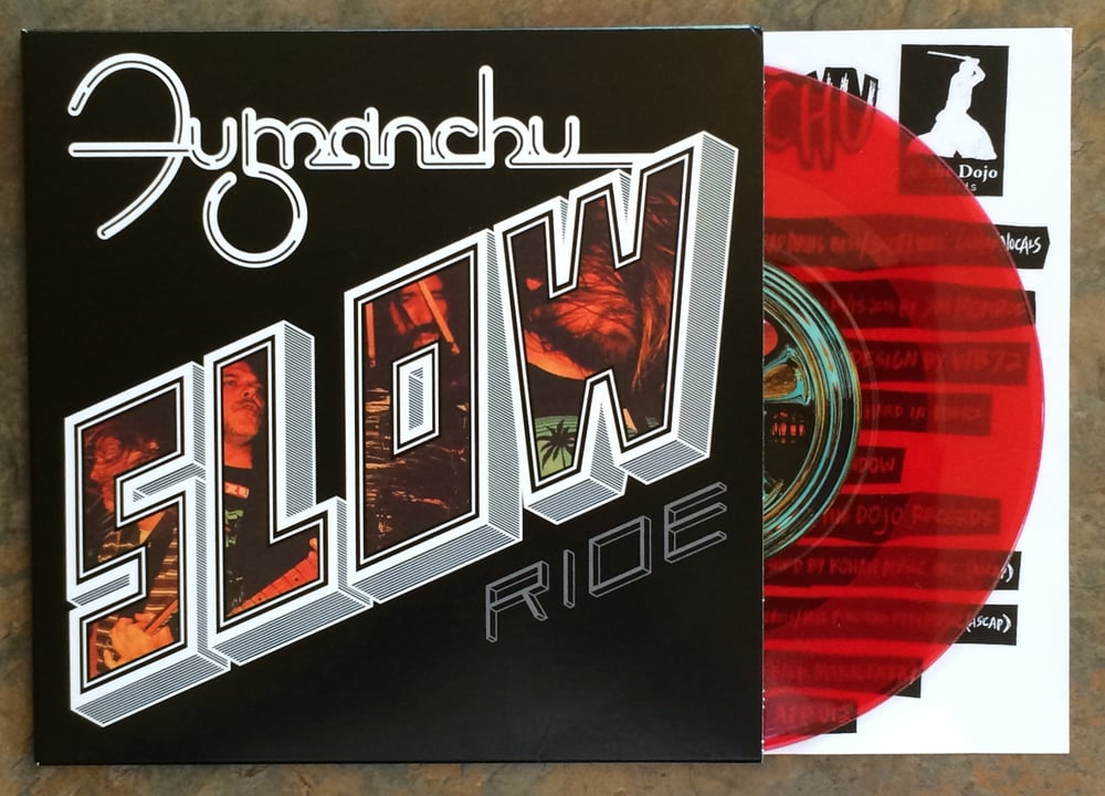 Image of Fu Manchu "slow ride / future transmitter" red vinyl 7"