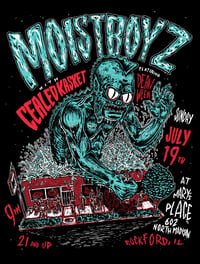 Image 1 of Moistboyz show poster