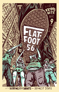 Image 1 of flatfoot 56 gig poster
