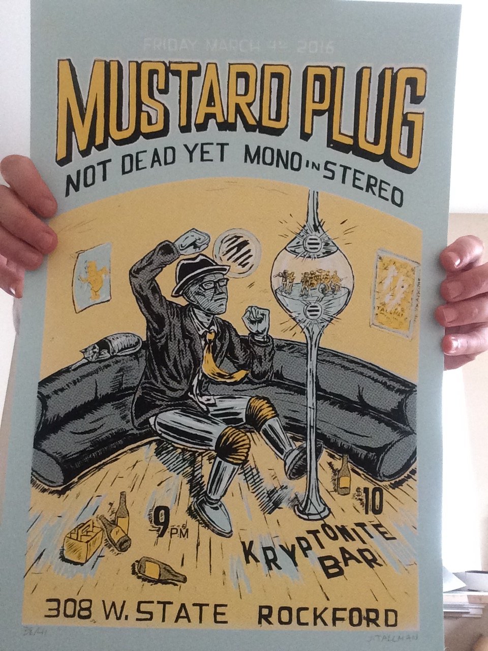 Mustard Plug gig poster