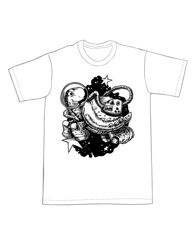 Space Turtle T-shirt (B3)**FREE SHIPPING**
