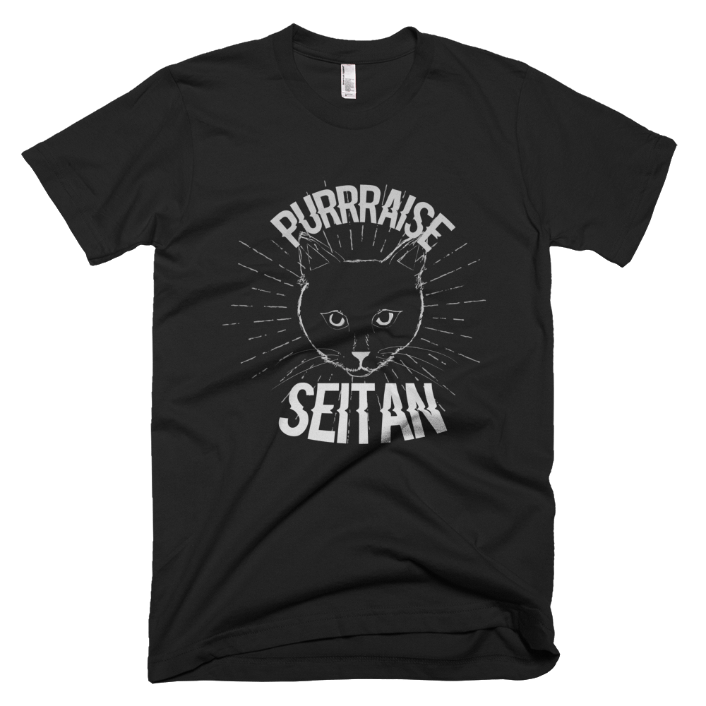 Image of UNISEX/MENS Purrraise Seitan! T-shirt