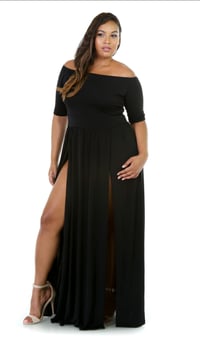 Image 3 of High splits dress