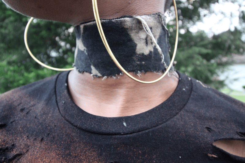 Image of Denim Choker