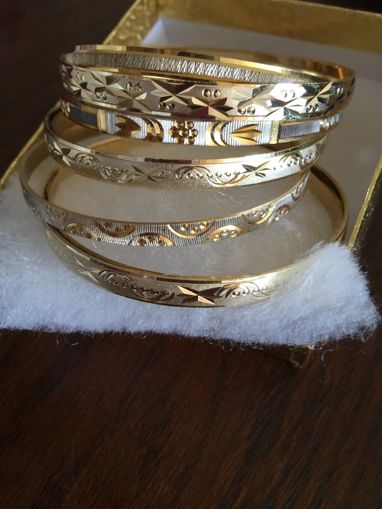Kids 2025 gold bangles