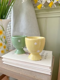 Image 1 of Polka Dot Egg Cups ( 3 Options )