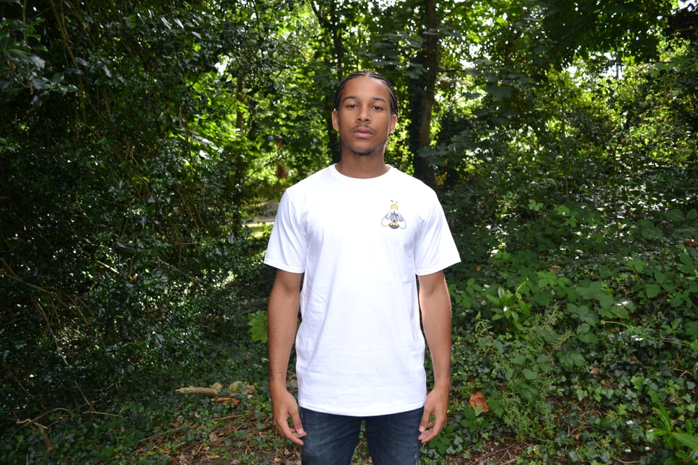 Image of White 'Just Bee' Tee
