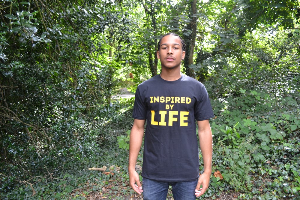 Image of Black 'Inspired By Life' Tee