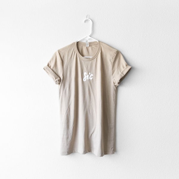 Image of Unisex Nude Sic Tee 