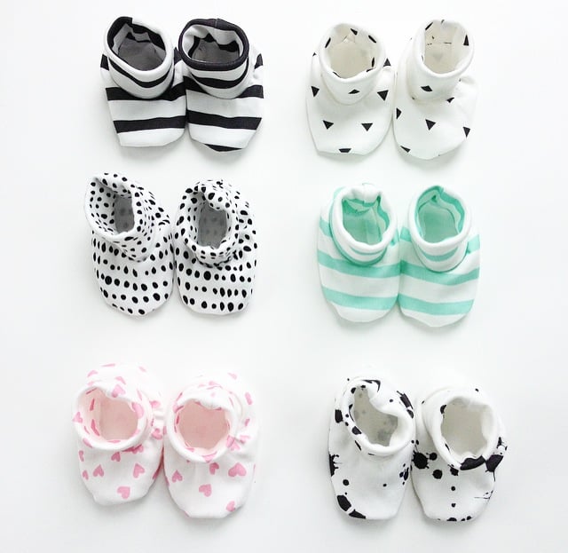 cotton baby booties