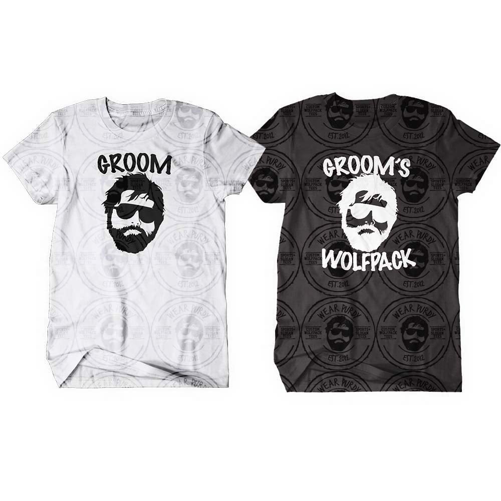 Groom s Wolfpack Bachelor Party Tees