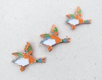 Image 2 of Flying Ducks Lapel Pin Set