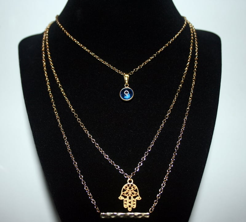 Image of Goddess Necklace 3 Tiered