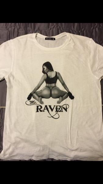 Image of Ms Raven white t shirt