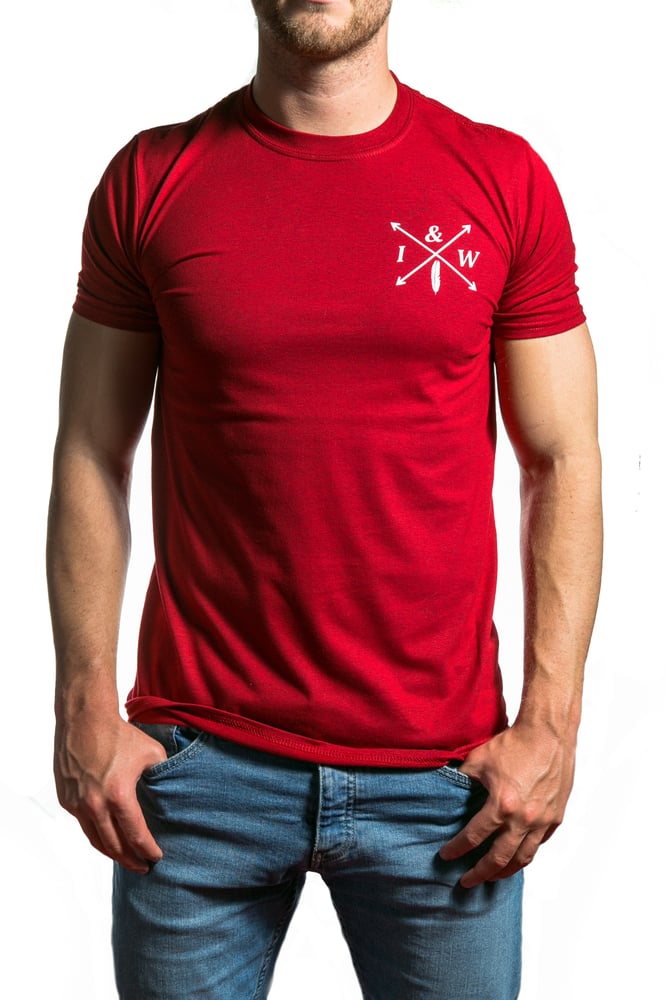 Image of Icarus & Wilde Red Marl Signature Tee